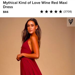 Lulu’s Mythical Kind Of Love - Wine Maxi Dress - S
